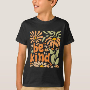 T-shirt Soyez comme Floral Positif Citation Boho Fleurs Ch