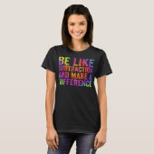 T-shirt Soyez comme la soustraction et faites une différen (Devant entier)