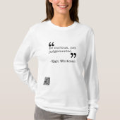 T-shirt Soyez curieux (Devant)