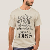 T-shirt Soyez de bon courage (Devant)
