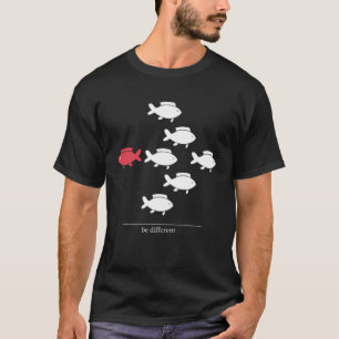 T-shirt Soyez différents nagez différents contre l'él