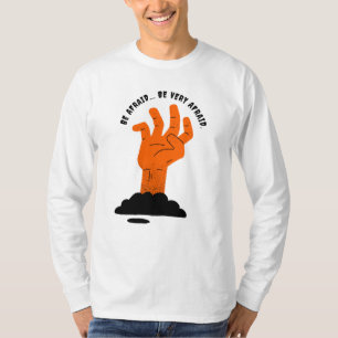 T-shirt Soyez effrayés - Déplaisant Orange Halloween Homme