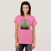 T-shirt Soyez Excellent (rose/vert) (Devant entier)