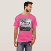 T-shirt Soyez Fort Et Courageux Actif (Devant entier)