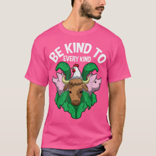 T-shirt Soyez Gentil À Tous Les Genres Funny Vegetarian Ve