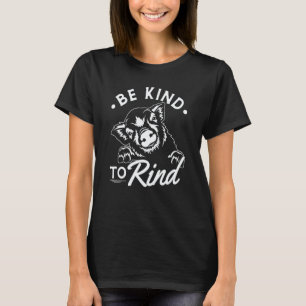 T-shirt Soyez Gentil Avec La Peau, Cochon Végétalien Végét