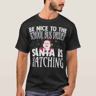 T-shirt Soyez Gentil Avec Le Conducteur De Bus De L'École,