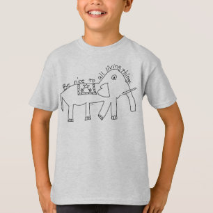 T-shirt « Soyez gentil avec tous les êtres vivants »