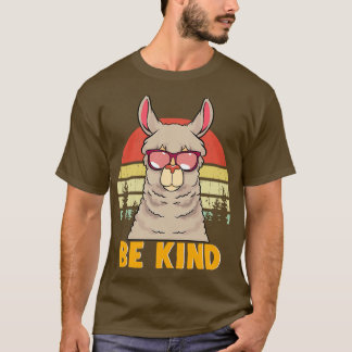 T-shirt Soyez gentil Llama Choisissez Kindness Anti-harcèl