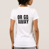 T-SHIRT SOYEZ GENTIL OU ALLER-EN (Dos)