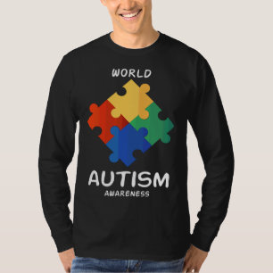 T-shirt Soyez gentil Sensibilisation sur l'autisme Puzzle 