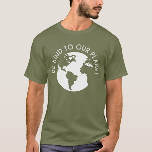 T-shirt Soyez Gentils Avec Notre Planète (Devant)