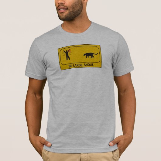 T-shirt Soyez grand. Cri (Devant)