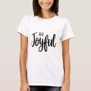 T-shirt Soyez Joyeux Evangile Graphique Esthétique Christi