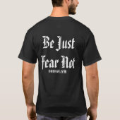 T-shirt Soyez JustFear pas (Dos)