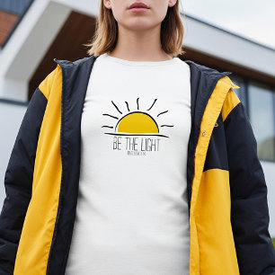 T-shirt Soyez la lumière sunshine chrétien