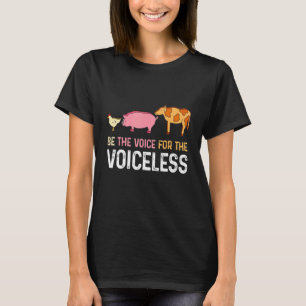 T-shirt Soyez La Voix De L'Animal Sans Voix Vegan Earth