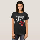T-shirt Soyez Le Jeu Farkle King Farkle Dice (Devant entier)