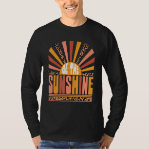 T-shirt Soyez Le Soleil Été Rétro Sun Graphic Motivatio
