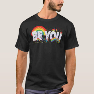 T-shirt Soyez Lgbt Gay pride Rainbow Color Flags Sexe S