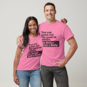 T-shirt Soyez meilleur qu'un despote - précisez le bon (Unisexe)