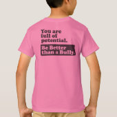 T-shirt Soyez meilleur qu'un despote - vous êtes pleins du (Dos)