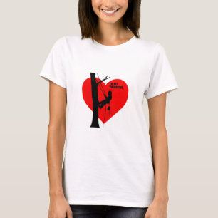 T-shirt Soyez Mon Arboriste Saint Valentin Chainsaw