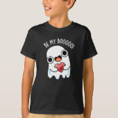 T-shirt Soyez Mon Boo Funny Ghost Pun Dark BG (Devant)