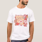T-shirt Soyez Mon Gnome Valentin Et Ours En Conflit (Devant)