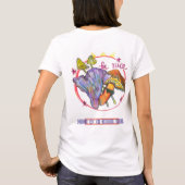 T-shirt Soyez Nice pièce en t (de champignons) (Dos)