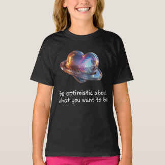 T-shirt Soyez Optimiste Quant à Ce Que Vous Voulez Devenir