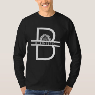 T-shirt Soyez Optimiste Tournesol Inspirant Et Motivant