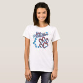 T-shirt Soyez Pawsitive (Devant entier)