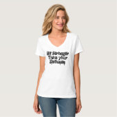 T-shirt Soyez plus fort que vos excuses script robuste (Devant entier)