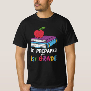 T-shirt Soyez Prêt pour le Cadeau pour Enfants de Rentrée