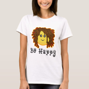 T-shirt Soyez Rasta heureux lundi Dreadlocks