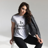 T-shirt Soyez sans crainte - Typographie de script inspira