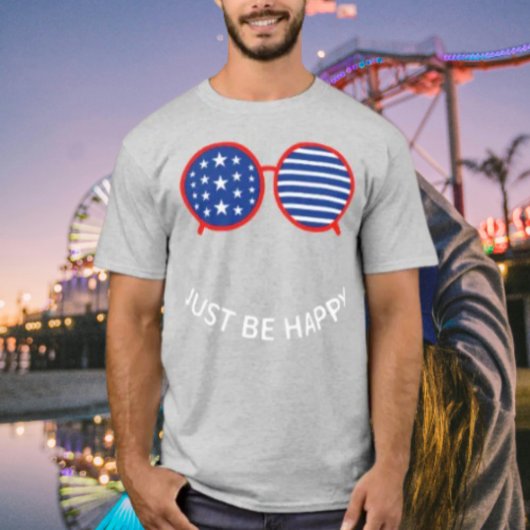 T-shirt Soyez simplement heureux