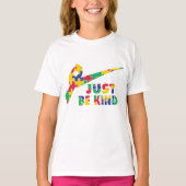 T-shirt Soyez Simplement Un Puzzle Couleurs Sensibilisatio (Devant)