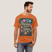 T-shirt Soyez toujours avec vous (Devant entier)