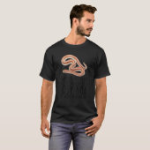 T-shirt Soyez Toujours Et Soyez Un Boa Rosy (Devant entier)