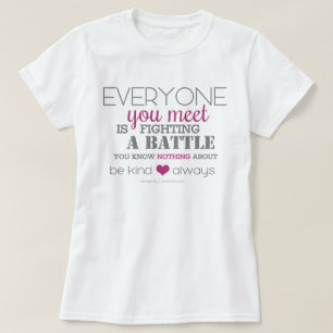 T-shirt Soyez toujours gentil (rose)