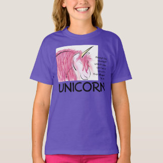 T-shirt Soyez toujours vous 3/4 filles