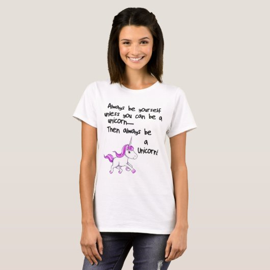 T-shirt Soyez Toujours Vous-Même À Moins De Pouvoir Être U (Devant entier)