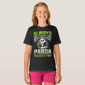 T-shirt Soyez Toujours Vous-Mêmes À Moins De Panda (Devant entier)