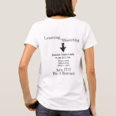 T-shirt Soyez un Berean Search Scripture Apologetics T-Shi (Dos)