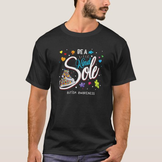 T-shirt Soyez Un Genre Sole Sensibilisation sur l'autisme (Devant)