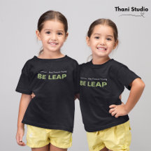 Soyez Un Leap Séjour Pour Jamais Jeune Simple Typo