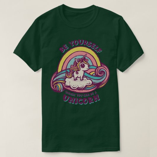 T-shirt Soyez une licorne (Design devant)