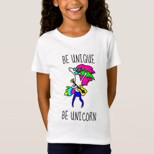 T-Shirt Soyez Unique Soyez Unicorn Girls' Fine Jersey T-Sh